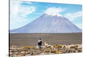 Colors of Peru - El Misti Volcano-Philippe HUGONNARD-Stretched Canvas