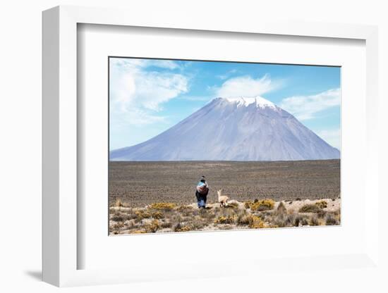 Colors of Peru - El Misti Volcano-Philippe HUGONNARD-Framed Photographic Print