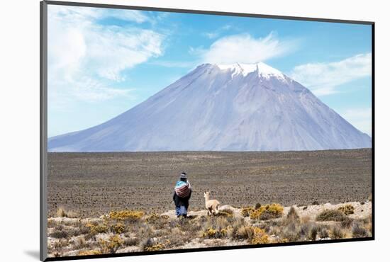 Colors of Peru - El Misti Volcano-Philippe HUGONNARD-Mounted Photographic Print