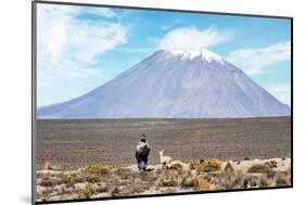 Colors of Peru - El Misti Volcano-Philippe HUGONNARD-Mounted Photographic Print