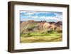 Colors of Peru - Palcoyo Rainbow Valley-Philippe HUGONNARD-Framed Photographic Print