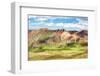 Colors of Peru - Palcoyo Rainbow Valley-Philippe HUGONNARD-Framed Photographic Print