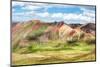 Colors of Peru - Palcoyo Rainbow Valley-Philippe HUGONNARD-Mounted Photographic Print