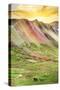 Colors of Peru - Rainbow Mountain at Sunset-Philippe HUGONNARD-Stretched Canvas