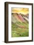 Colors of Peru - Rainbow Mountain at Sunset-Philippe HUGONNARD-Framed Photographic Print