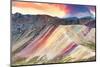 Colors of Peru - Sunset Palcoyo Mountain-Philippe HUGONNARD-Mounted Photographic Print