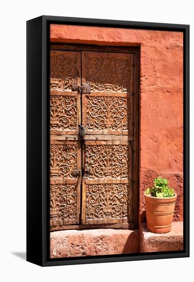 Colors of Peru - Terracotta Mood-Philippe HUGONNARD-Framed Stretched Canvas