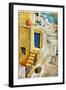 Colors of Santorini - Artistic Picture-Maugli-l-Framed Photographic Print