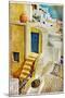 Colors of Santorini - Artistic Picture-Maugli-l-Mounted Photographic Print