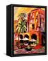 Colors of South Beach-Diane Millsap-Framed Stretched Canvas