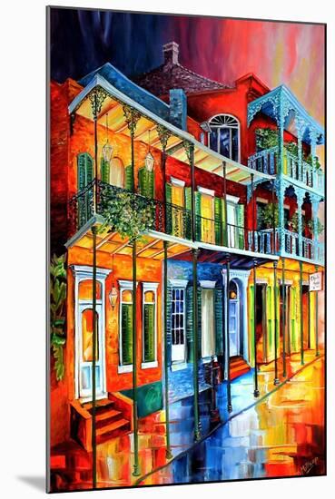 Colors of the Vieux Carre-Diane Millsap-Mounted Art Print