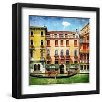 Colors Of Venice - Artistic Picture-Maugli-l-Framed Art Print