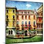 Colors Of Venice - Artistic Picture-Maugli-l-Mounted Art Print