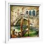 Colors Of Venice - Artwork In Painting Style From My Italian Series-Maugli-l-Framed Art Print