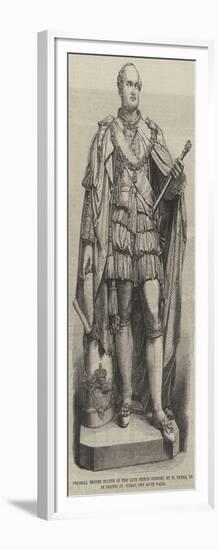 Colossal Bronze Statue of the Late Prince Consort-null-Framed Giclee Print