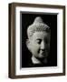 Colossal Buddha Head-null-Framed Art Print