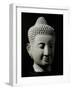 Colossal Buddha Head-null-Framed Art Print