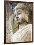 Colossal Buddha Sculpture at Fengxian Temple of Longmen Grottoes-Xiaoyang Liu-Framed Photographic Print