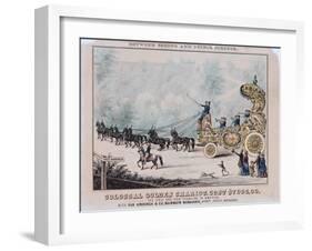 Colossal Golden Chariot, Cost $7,000-T. W. Strong-Framed Giclee Print