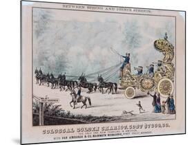 Colossal Golden Chariot, Cost $7,000-T. W. Strong-Mounted Giclee Print