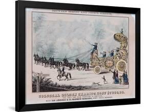 Colossal Golden Chariot, Cost $7,000-T. W. Strong-Framed Giclee Print