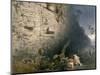 Colossal Head at Izamal, from 'Views of Ancient Monuments in Central America, Chiapas and…-Frederick Catherwood-Mounted Giclee Print