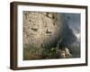 Colossal Head at Izamal, from 'Views of Ancient Monuments in Central America, Chiapas and…-Frederick Catherwood-Framed Giclee Print