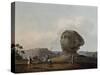 Colossal Head of Sphinx of Giza, Engraving-Luigi Mayer-Stretched Canvas