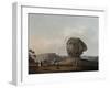 Colossal Head of Sphinx of Giza, Engraving-Luigi Mayer-Framed Giclee Print