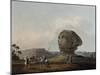 Colossal Head of Sphinx of Giza, Engraving-Luigi Mayer-Mounted Giclee Print