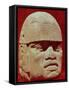 Colossal Head, Olmec-null-Framed Stretched Canvas