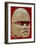 Colossal Head, Olmec-null-Framed Giclee Print