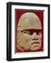 Colossal Head, Olmec-null-Framed Giclee Print