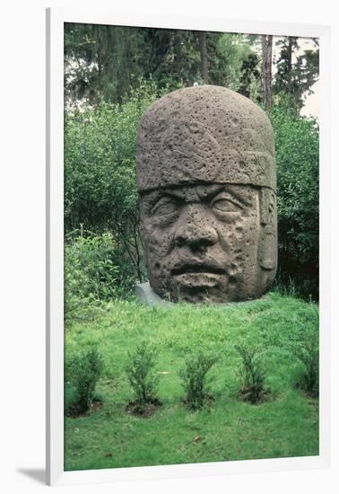 Colossal Head-Olmec-Framed Giclee Print