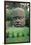 Colossal Head-Olmec-Framed Giclee Print