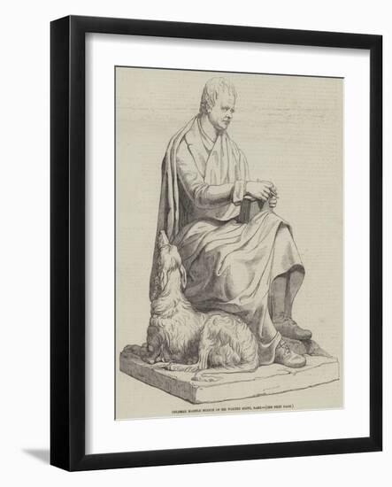 Colossal Marble Statue of Sir Walter Scott, Baronet-null-Framed Giclee Print