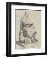 Colossal Marble Statue of Sir Walter Scott, Baronet-null-Framed Premium Giclee Print