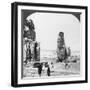 Colossal 'Memnon' Statues at Thebes, Egypt, 1905-Underwood & Underwood-Framed Photographic Print