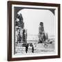 Colossal 'Memnon' Statues at Thebes, Egypt, 1905-Underwood & Underwood-Framed Photographic Print