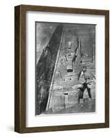 Colossal Statue, Egypt, 1852-Maxime Du Camp-Framed Giclee Print