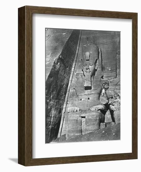 Colossal Statue, Egypt, 1852-Maxime Du Camp-Framed Giclee Print