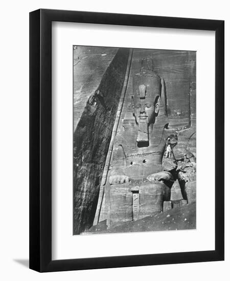 Colossal Statue, Egypt, 1852-Maxime Du Camp-Framed Giclee Print