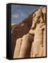 Colossal Statue of Ramses II Sits at the Entrance to the Great Temple of Abu Simbel, Egypt-Mcconnell Andrew-Framed Stretched Canvas