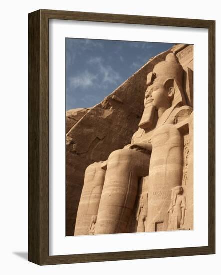 Colossal Statue of Ramses II Sits at the Entrance to the Great Temple of Abu Simbel, Egypt-Mcconnell Andrew-Framed Photographic Print