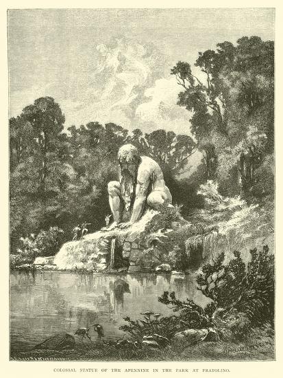 'Colossal Statue of the Apennine in the Park at Pratolino' Giclee Print ...