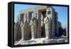 Colossal Statues of Rameses Ii, the Ramesseum, Temple of Rameses Ii, Luxor, Egypt, C1300 Bc-CM Dixon-Framed Stretched Canvas