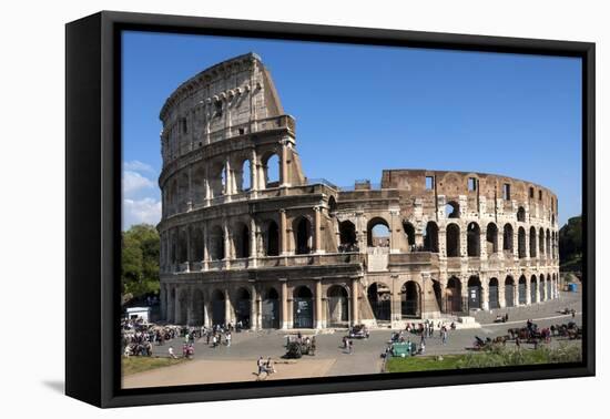 Colosseum, Ancient Roman Forum, Rome, Lazio, Italy-James Emmerson-Framed Stretched Canvas