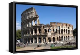 Colosseum, Ancient Roman Forum, Rome, Lazio, Italy-James Emmerson-Framed Stretched Canvas