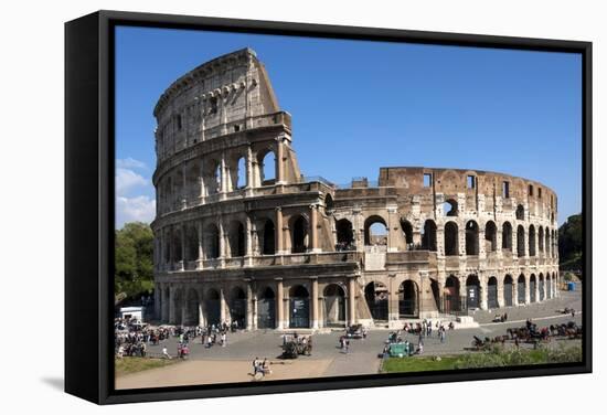 Colosseum, Ancient Roman Forum, Rome, Lazio, Italy-James Emmerson-Framed Stretched Canvas