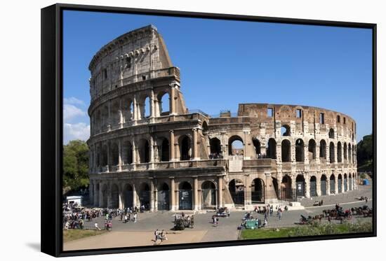 Colosseum, Ancient Roman Forum, Rome, Lazio, Italy-James Emmerson-Framed Stretched Canvas